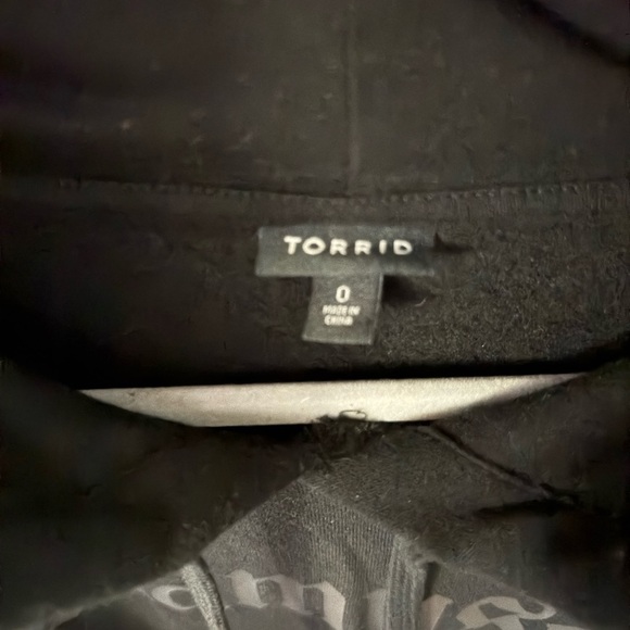 Torrid Unamused Relaxed Fit Cozy Fleece Studded Hoodie - Picture 7 of 10